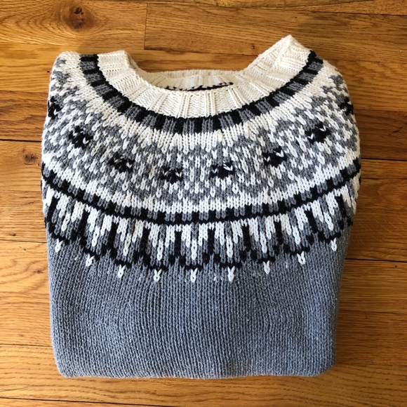 ❄️ GH Bass Nordic Crewneck Sweater ❄️ - Picture 2 of 4